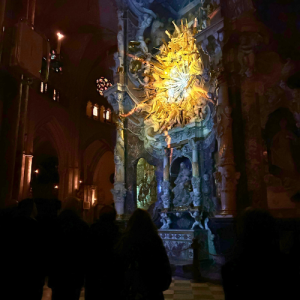 Lumina Catedral de Toledo: momento del Videomapping en el transparente