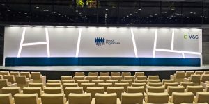 producción de eventos Trasera gran formato. Meraki Cultura AUDIOVISUAL. Servicios para eventos.