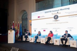 38º Congreso AEDEM – Toledo. Escenario principal. Caso de éxito de Meraki Cultura Audiovisual